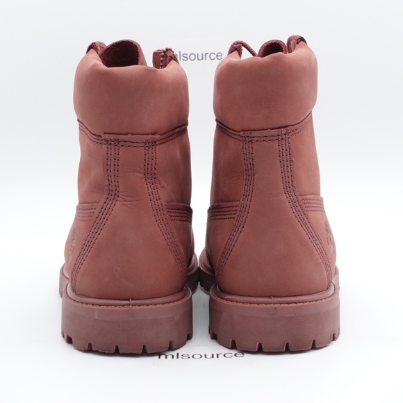 NEW Size 9 Women's Timberland Premium 6-Inch Waterproof Boots TB-0A2HR8-ET1 Red - Picture 9 of 14